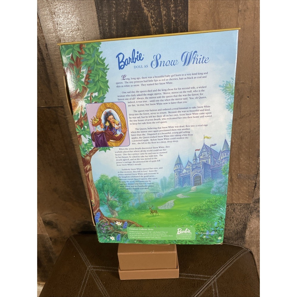 Vintage 1998 Barbie As Snow White Doll Collector Edition New Collector Series - Picture 6 of 15